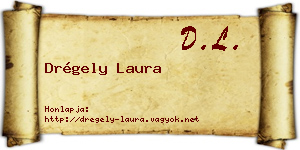 Drégely Laura névjegykártya